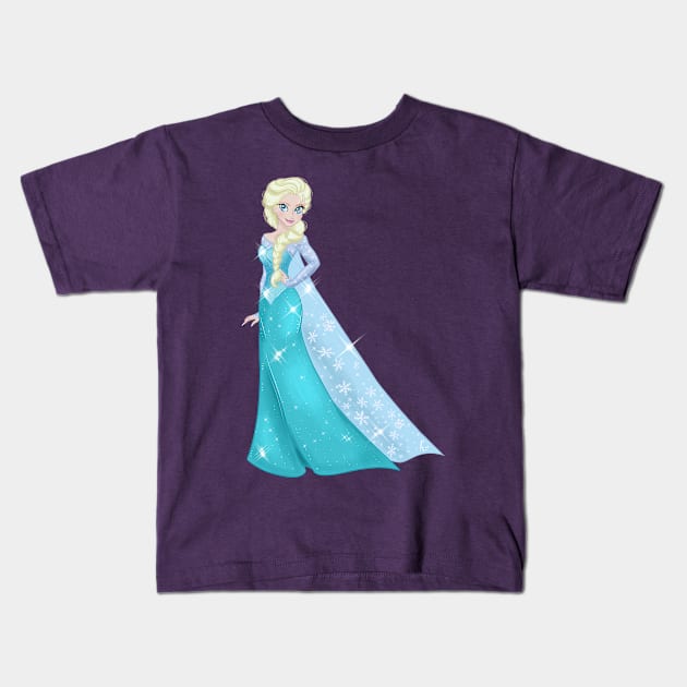 Winter Norwegian Queen Kids T-Shirt by OCDVampire